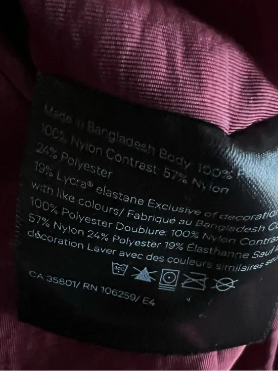 Lululemon Serene Travels Bomber Chianti Reversible Size 8 - Picture 11 of 12